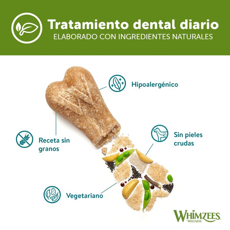 Whimzees Snacks Dentales en Forma de Hueso para perros, , large image number null